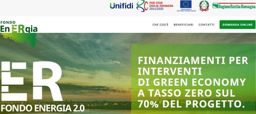 Regione Emilia-Romagna: Fondo Energia per investimenti in efficienza energetica delle PMI